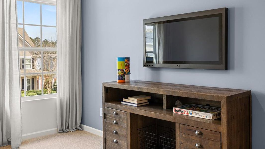 Furnished interior view inside a new home in Lost Creek, Dallas (Image 38).
