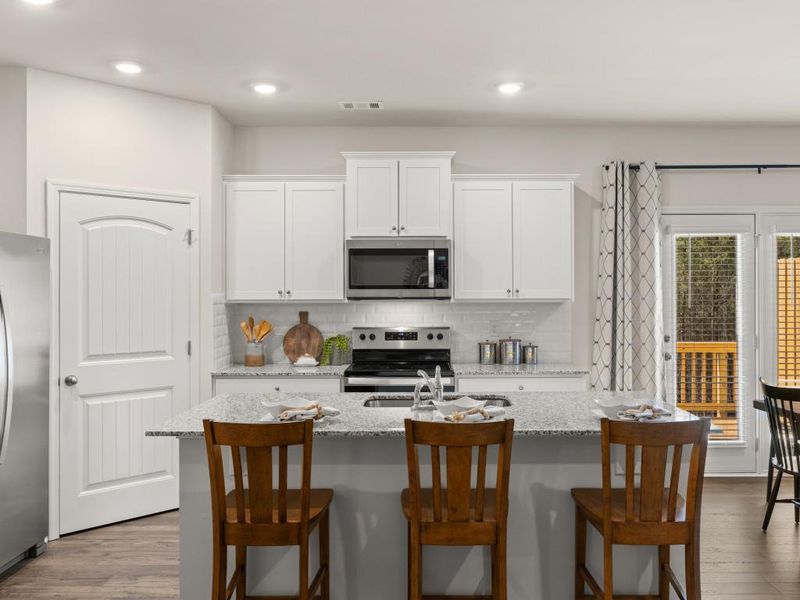 Furnished interior view inside a new home in Mountain Park, Dahlonega (Image 24). Furnished interior view inside a new home in Mountain Park, Dahlonega (Image 24).