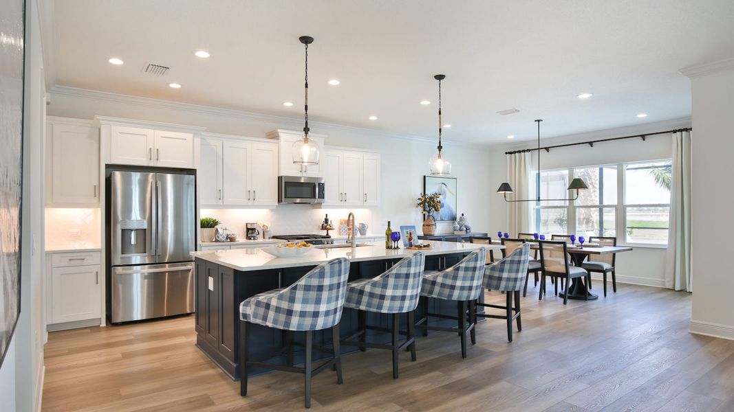 Furnished interior view inside a new home in Palm Grove, Lakewood Ranch (Image 60).