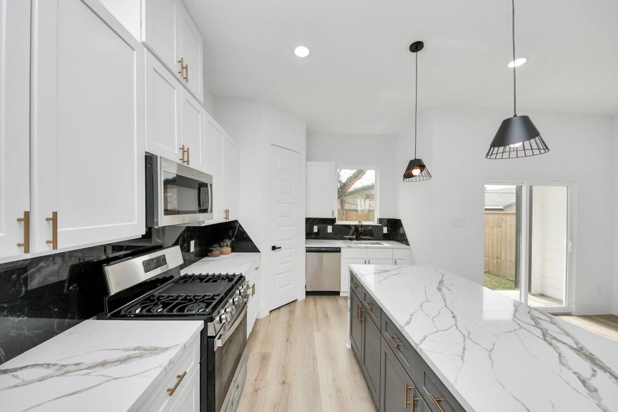 Furnished interior view inside a new home in , Houston (Image 10).