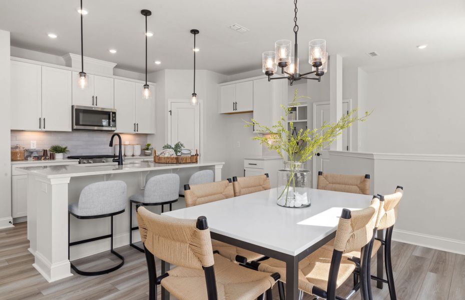 Furnished interior view inside a new home in Browning Stables, Wendell (Image 4).