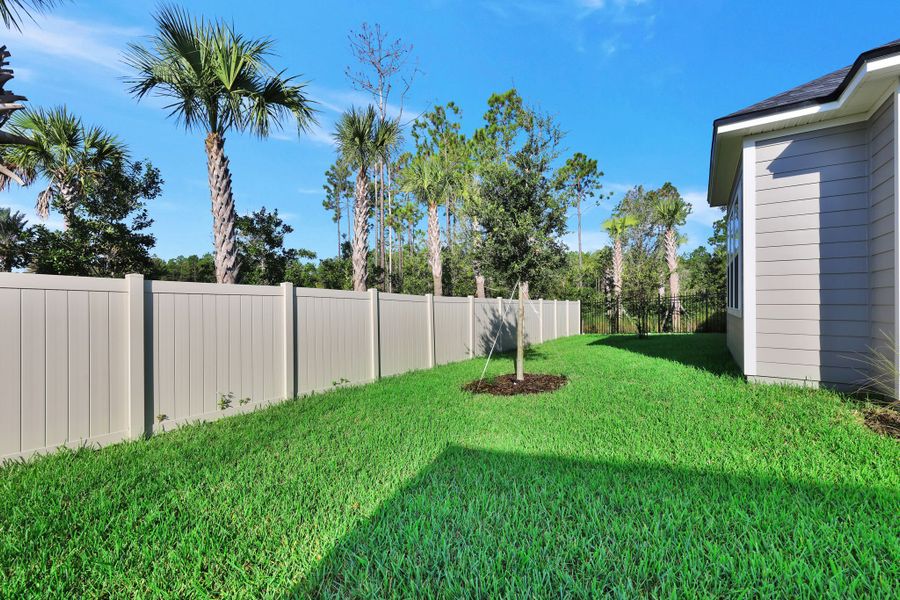 Representative exterior details of a home built from the Palmetto by Riverside Homes in Mariposa at EverRange, Jacksonville (Image 33).