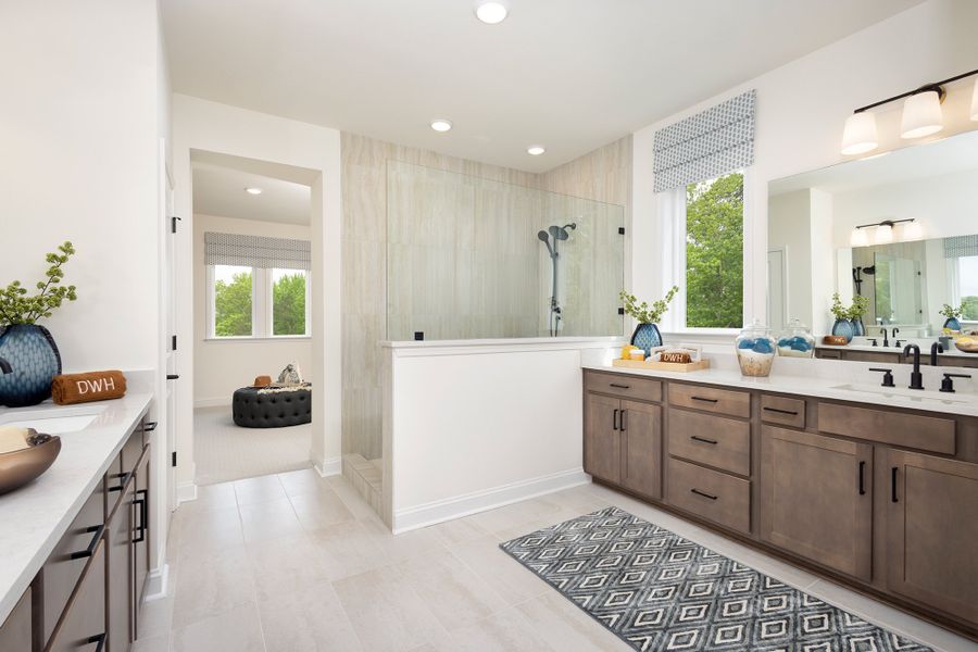 Representative furnished interior of a home built from the The Sugarbowl by David Weekley Homes in The Reserve at Cadia Village, Matthews (Image 3). Representative furnished interior of a home built from the The Sugarbowl by David Weekley Homes in The Reserve at Cadia Village, Matthews (Image 3).