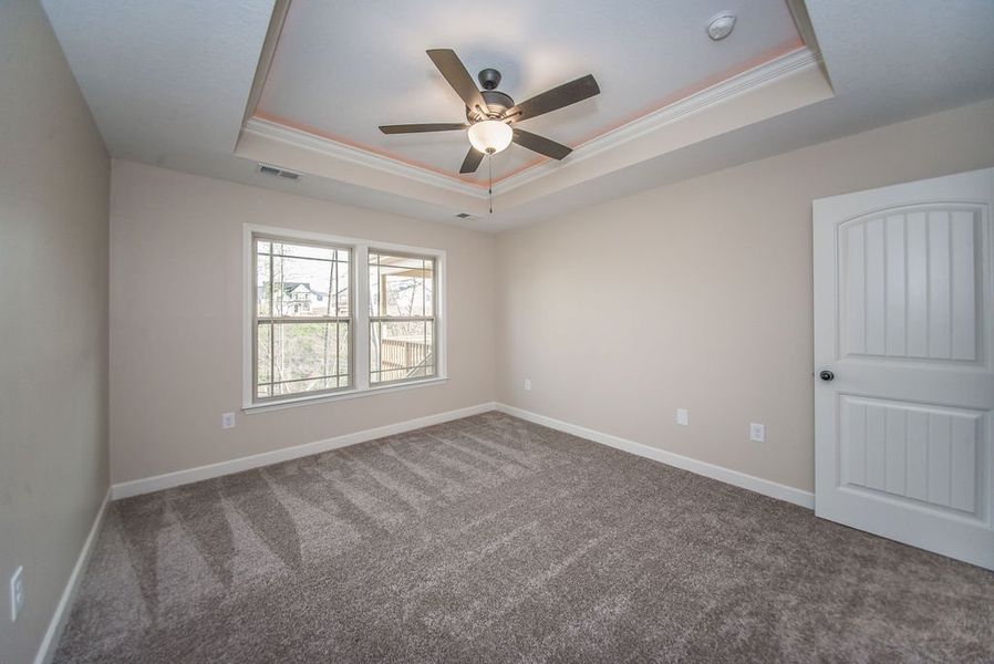 Representative unfurnished interior of a home built from the Inman by Enchanted Homes in Hampshire Heights, Moore (Image 32).