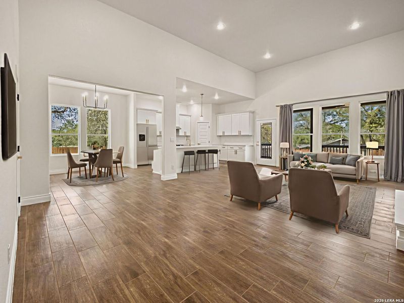 Furnished interior view inside a new home in , Elmendorf (Image 34).