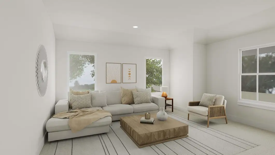 Representative furnished interior of a home built from the Palomino by Tri Pointe Homes in Enclave At Canyon Ranch, Corinth (Image 9).