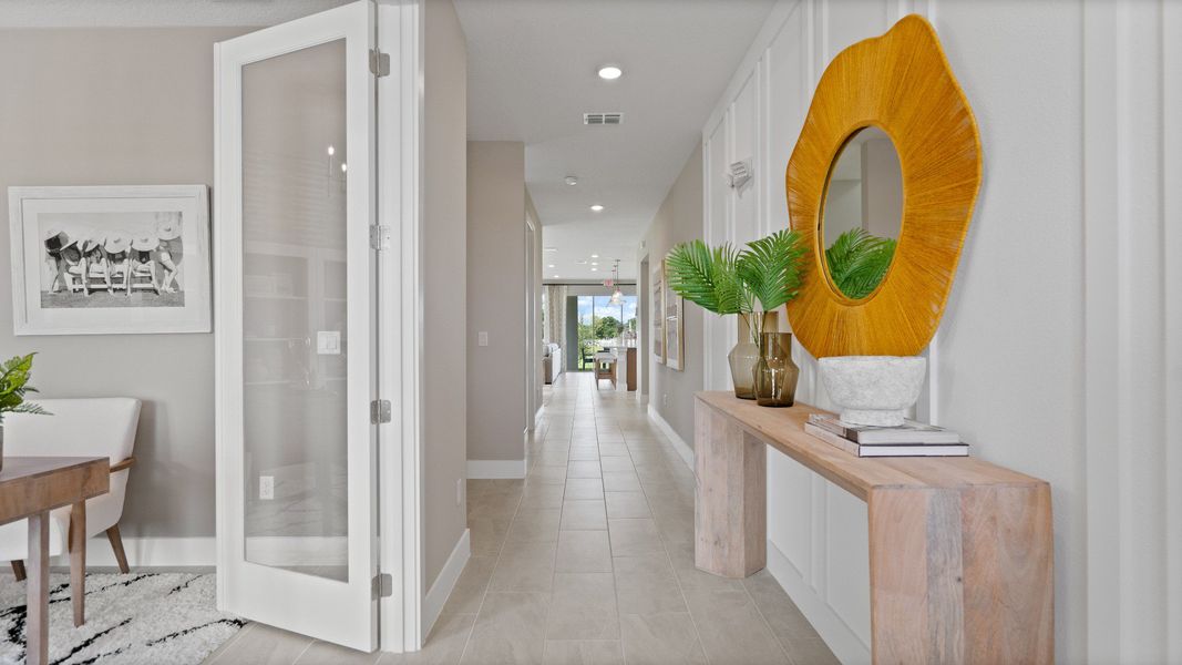 Representative furnished interior of a home built from the Sweetgum by DRB Homes in Trailside, Mount Dora (Image 8).
