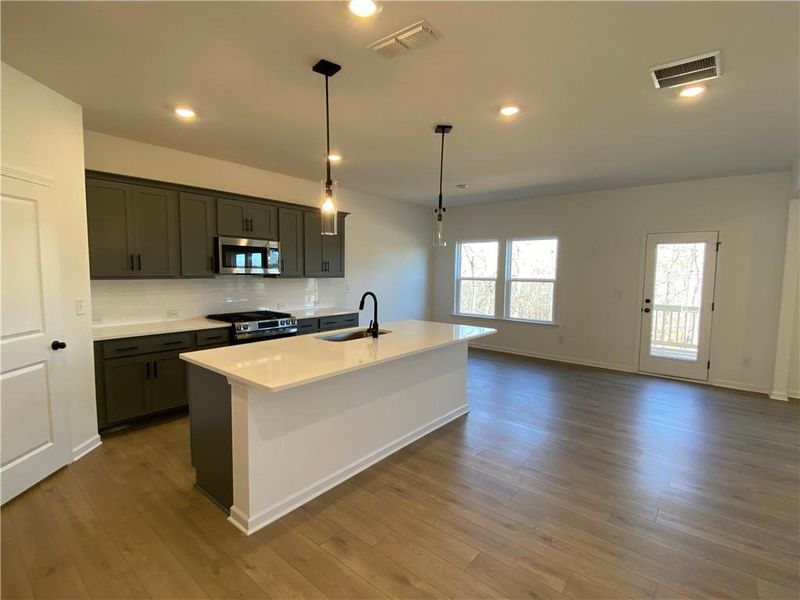 Furnished interior view inside a new home in Creekside, Dawsonville (Image 6).