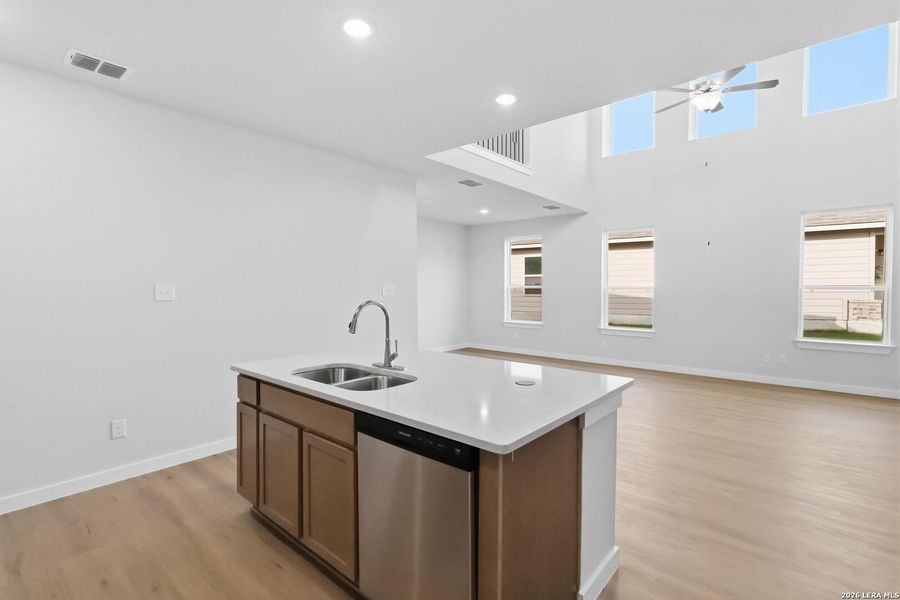 Furnished interior view inside a new home in Willow Point, San Antonio (Image 8).