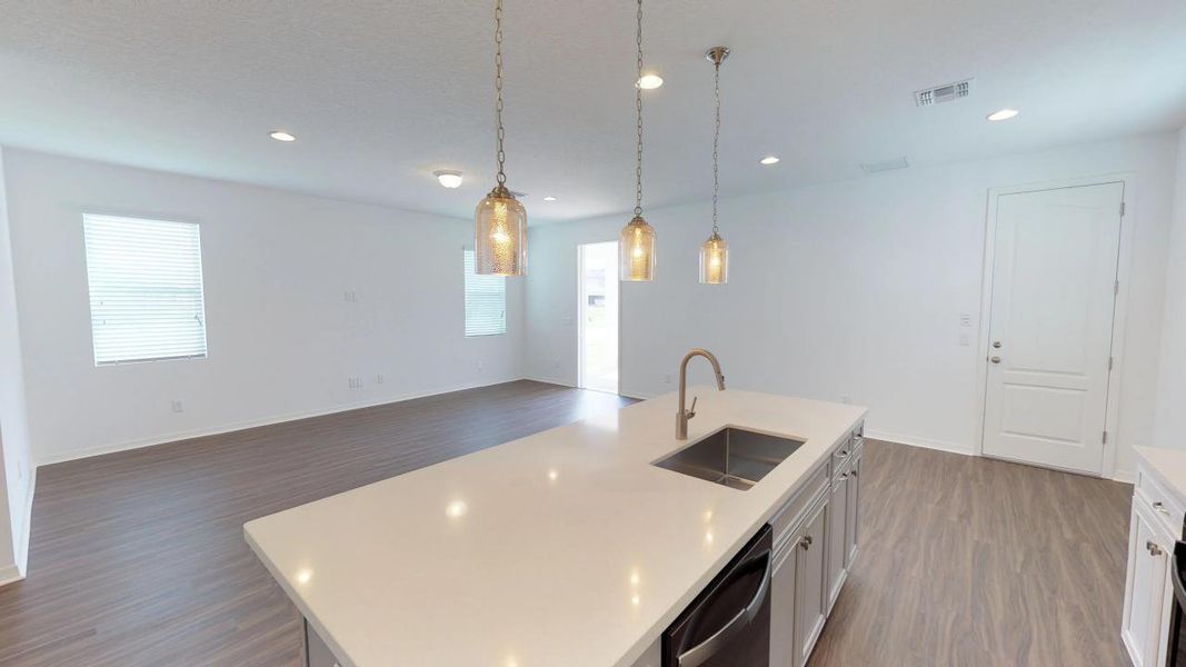 Representative furnished interior of a home built from the Berkeley II by Ashton Woods in Weslyn Park, St. Cloud (Image 8).
