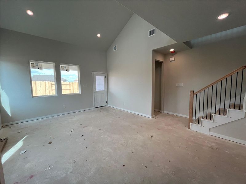 In-progress construction of a new home in The Homestead at Lariat, Liberty Hill, TX (Image 23).