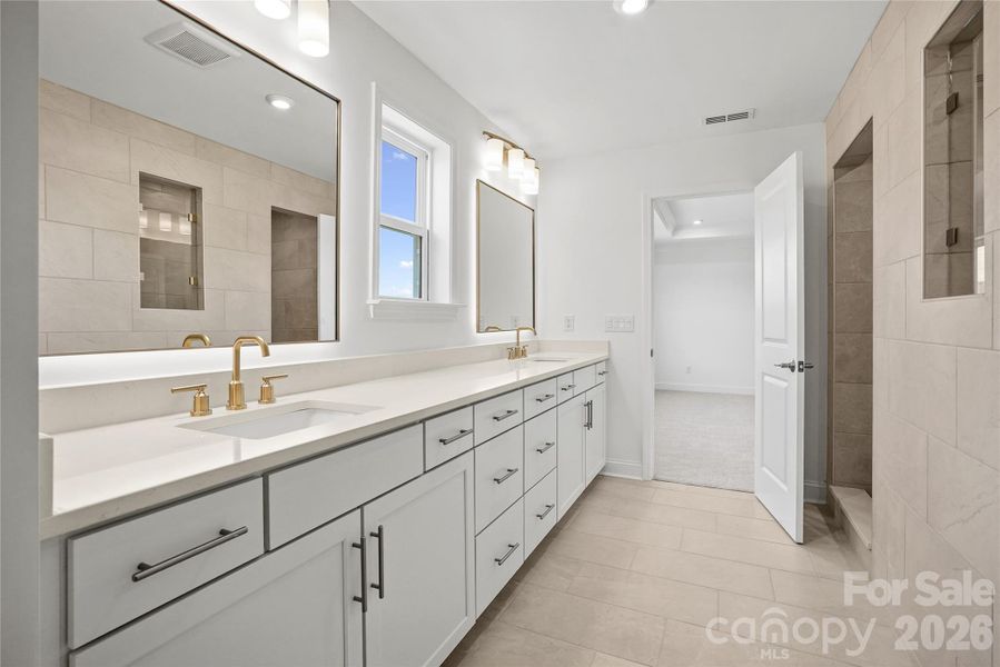 Furnished interior view inside a new home in Parkside Crossing, Charlotte (Image 16).