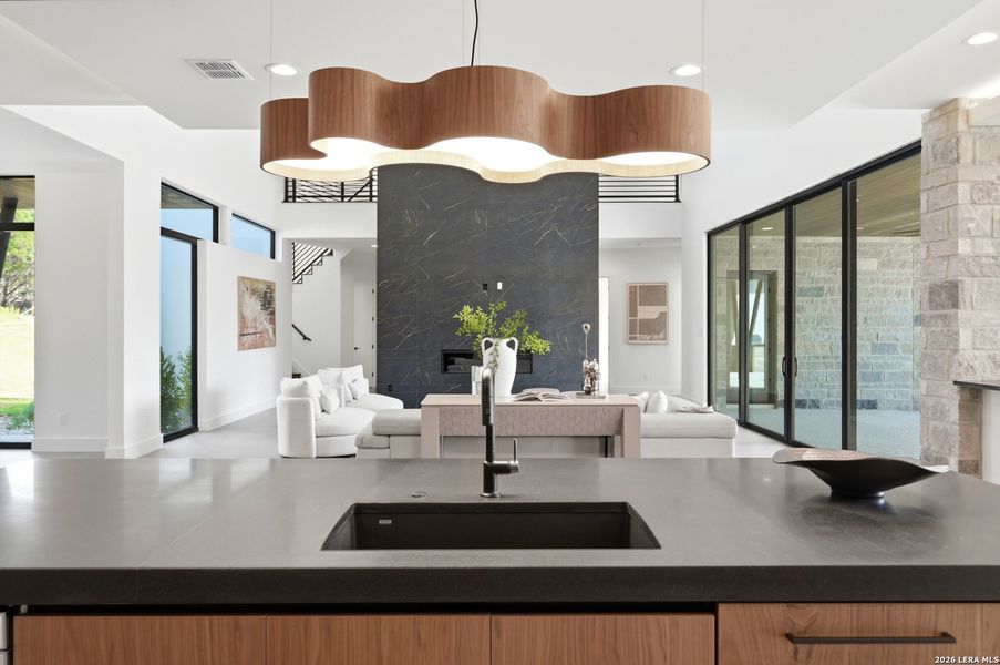 Furnished interior view inside a new home in , San Antonio (Image 62).
