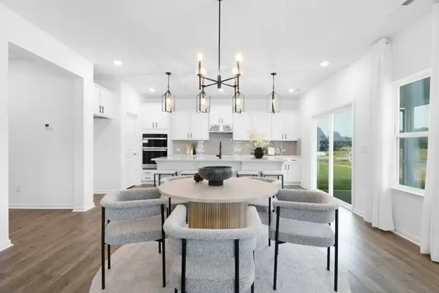 Representative furnished interior of a home built from the Calgary by True Homes in Deerwood Place, North Charleston (Image 3).