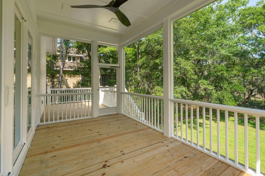 Exterior details and patio area of a home in , Johns Island (Image 41).