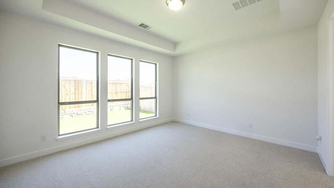 Spacious, unfurnished interior of a new home in Lariat 50', Liberty Hill (Image 10). Spacious, unfurnished interior of a new home in Lariat 50', Liberty Hill (Image 10).