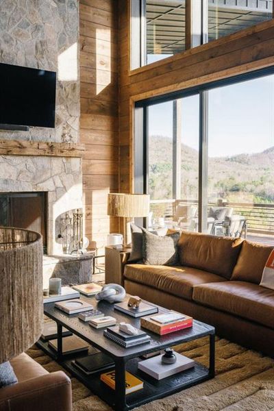 Furnished interior view inside a new home in , Mineral Bluff (Image 12).