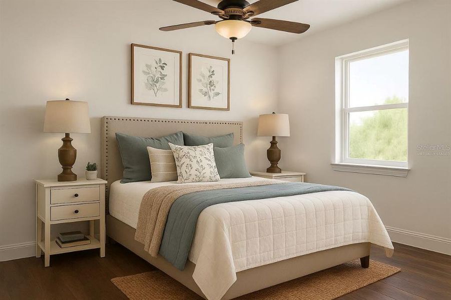 Furnished interior view inside a new home in , Deland (Image 18).