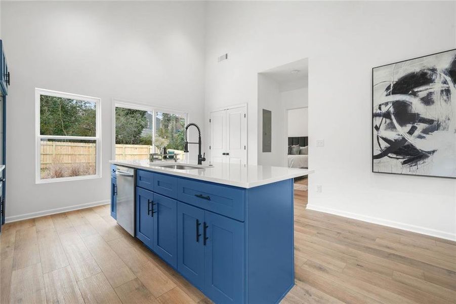 Furnished interior view inside a new home in , Atlanta (Image 15).