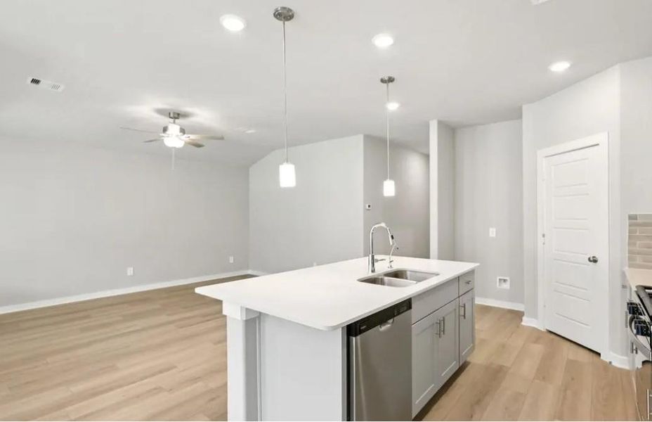 Photo is not of the actual home, but is an inspirational photo of builder’s model home and may depict options, furnishings, and/or decorator features that are not included