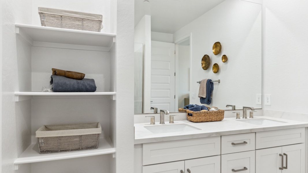 Representative furnished interior of a home built from the Terrace by D.R. Horton in Avance, Phoenix (Image 24).