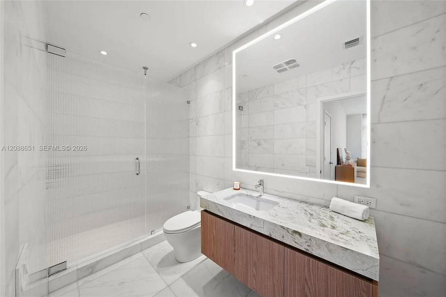 Furnished interior view inside a new home in , Miami Beach (Image 10). Furnished interior view inside a new home in , Miami Beach (Image 10).