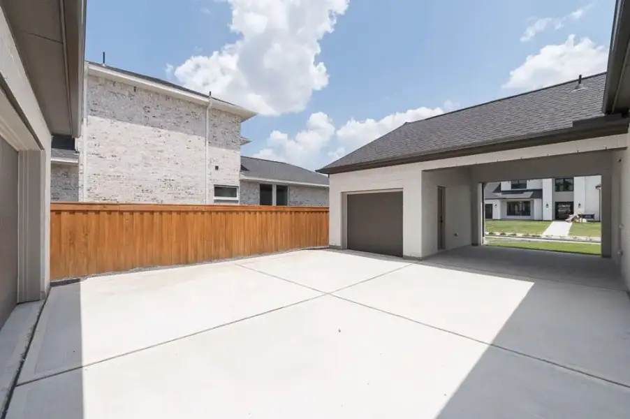 Exterior details and patio area of a home in Legacy Grove, Montgomery (Image 24). Exterior details and patio area of a home in Legacy Grove, Montgomery (Image 24).