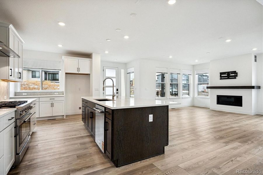 Spectacular kitchen complete w/QUARTZ countertops & oversized island Spectacular kitchen complete w/QUARTZ countertops & oversized island