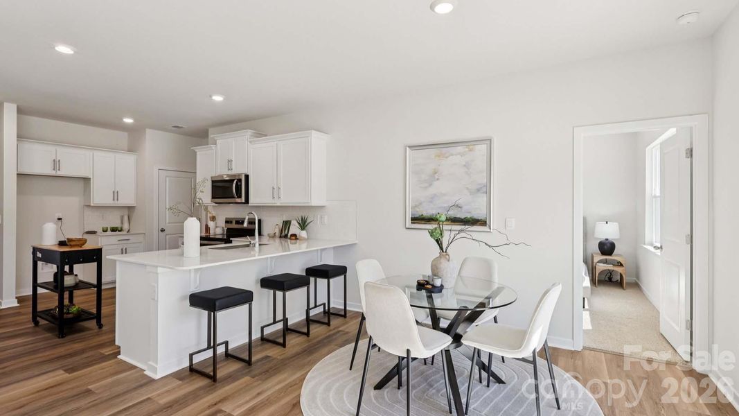 Furnished interior view inside a new home in Stanton, Richburg (Image 11).