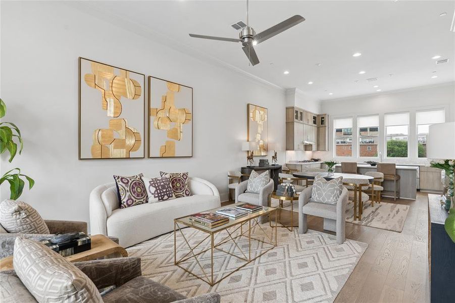 Image of model home with similar floorplan. Image of model home with similar floorplan.
