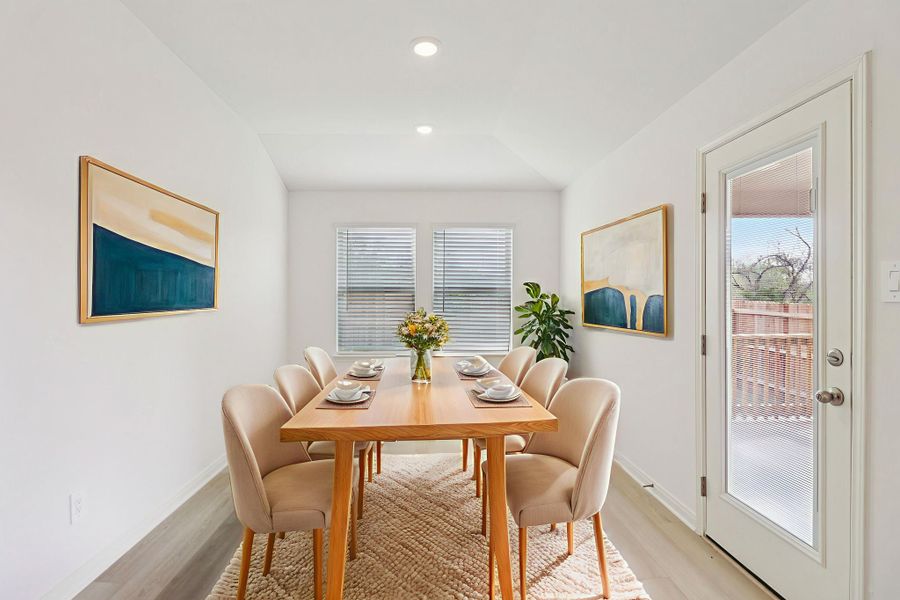 Furnished interior view inside a new home in Stetson Ridge, Marion (Image 3).
