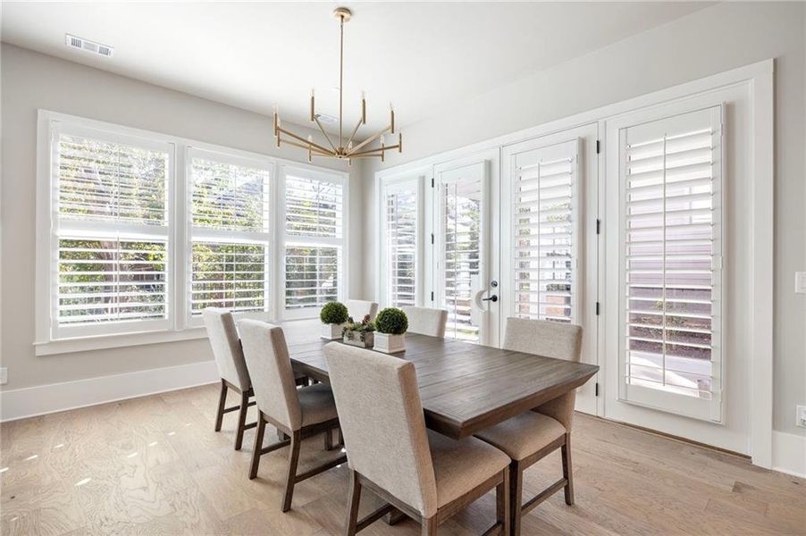 Furnished interior view inside a new home in , Marietta (Image 7).