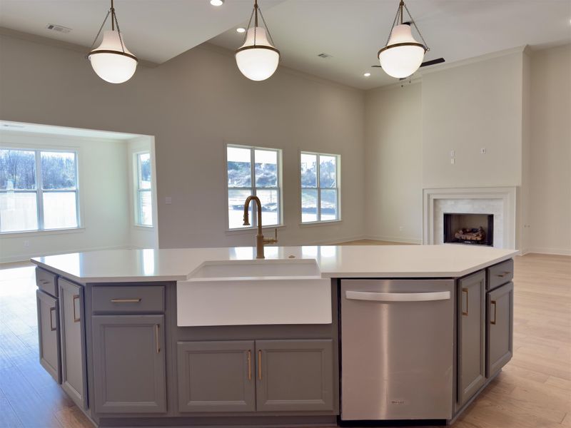 Furnished interior view inside a new home in White Oak, Arlington (Image 10).
