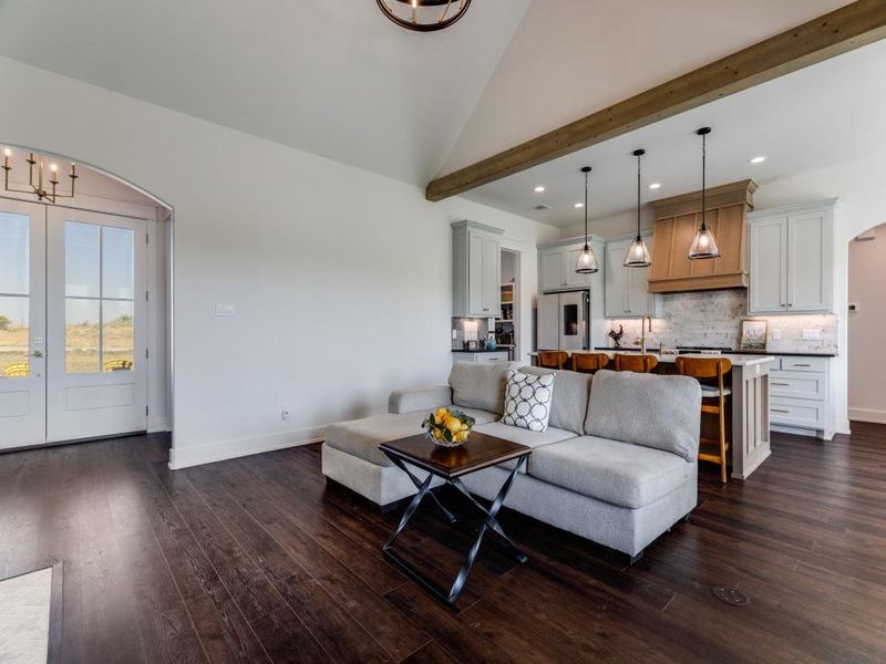Furnished interior view inside a new home in , New Fairview (Image 3).