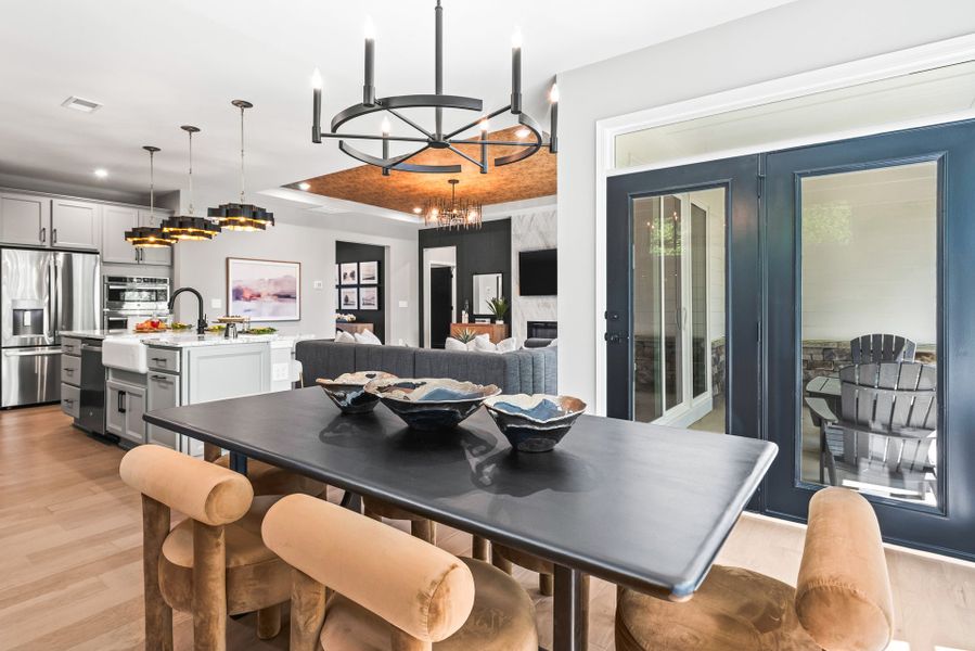 Representative furnished interior of a home built from the Maxwell by Fischer Homes in Easton Park, Dallas (Image 27).