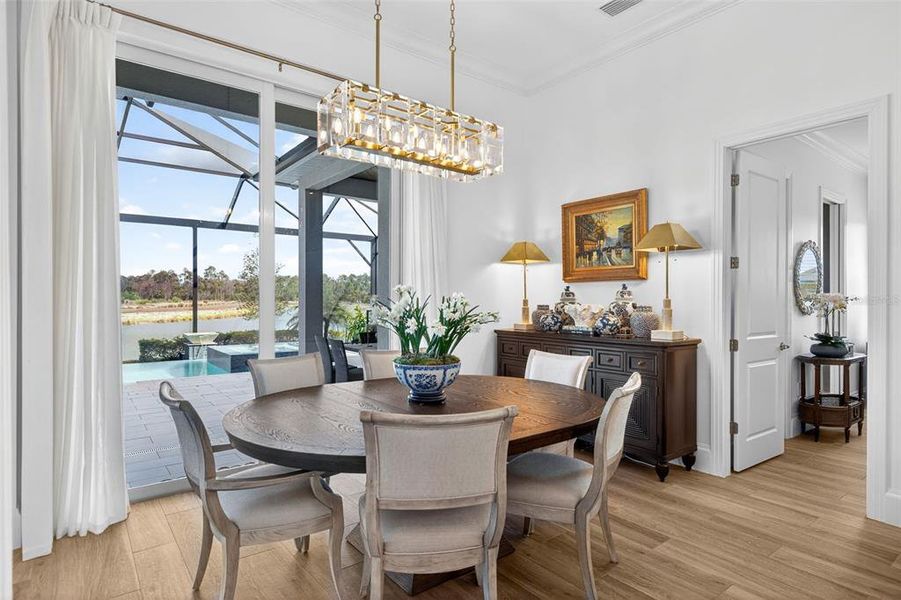 Furnished interior view inside a new home in , Fort Myers (Image 29).