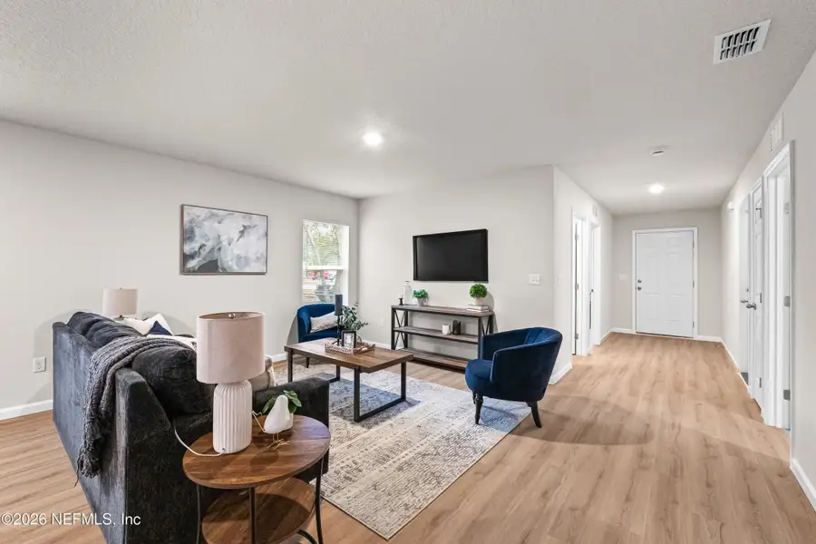 Furnished interior view inside a new home in , Jacksonville (Image 5). Furnished interior view inside a new home in , Jacksonville (Image 5).