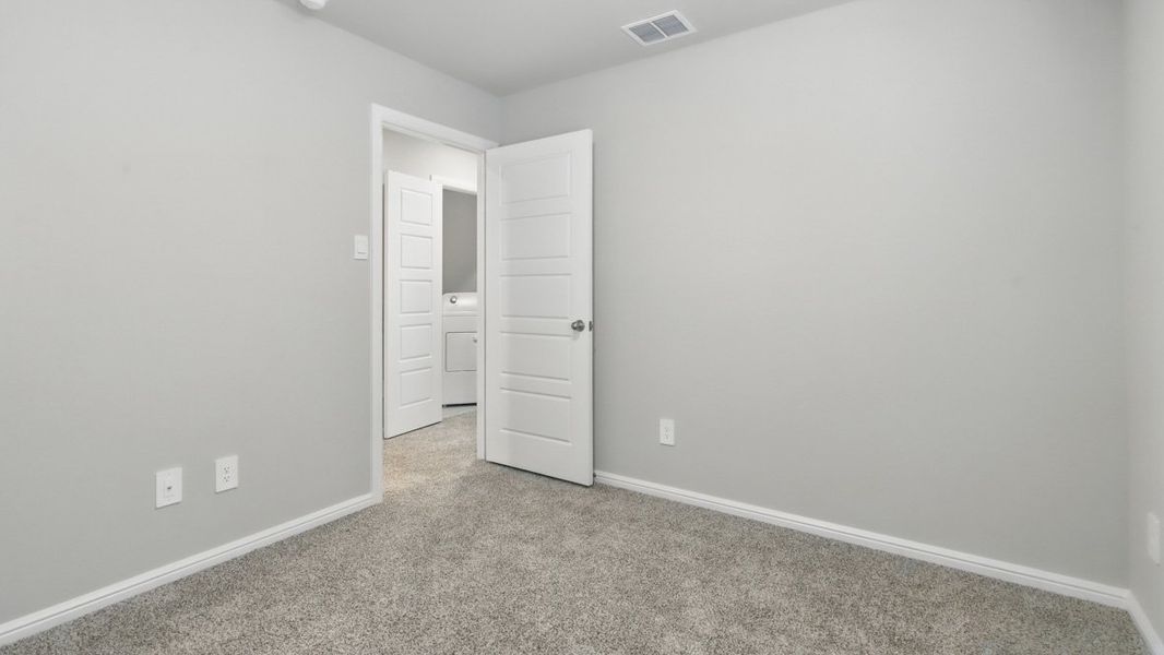 Representative unfurnished interior of a home built from the ALMOND by D.R. Horton in Orchard Village, Fort Worth (Image 35). Representative unfurnished interior of a home built from the ALMOND by D.R. Horton in Orchard Village, Fort Worth (Image 35).