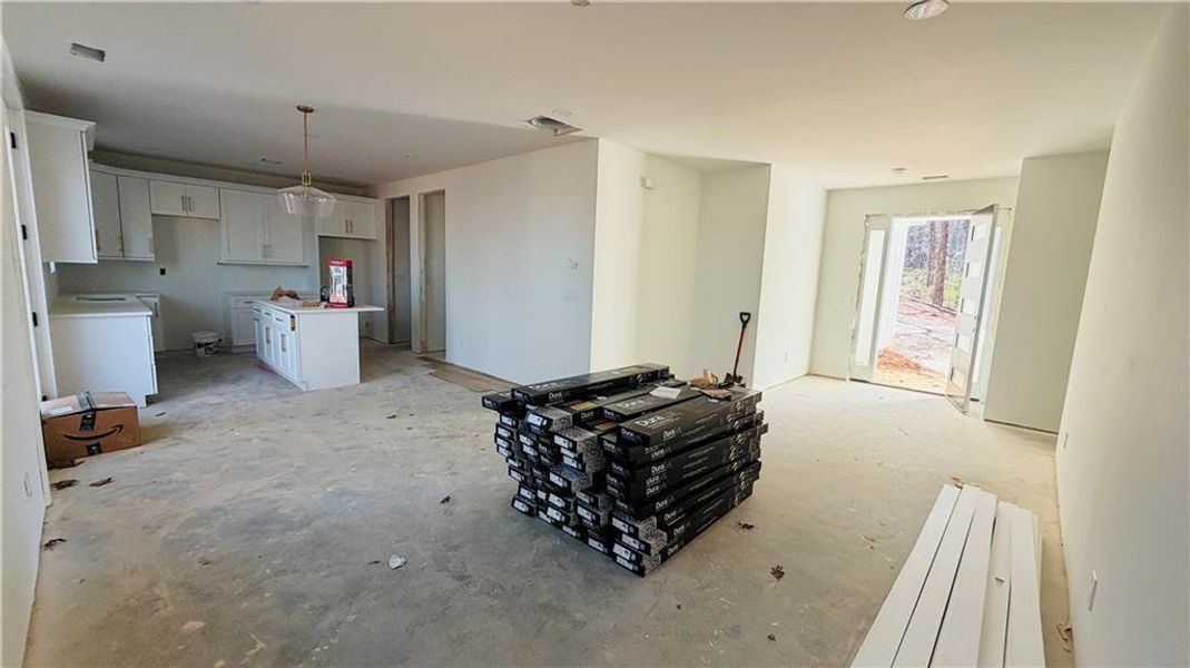 In-progress construction of a new home in , Hiram, GA (Image 18).