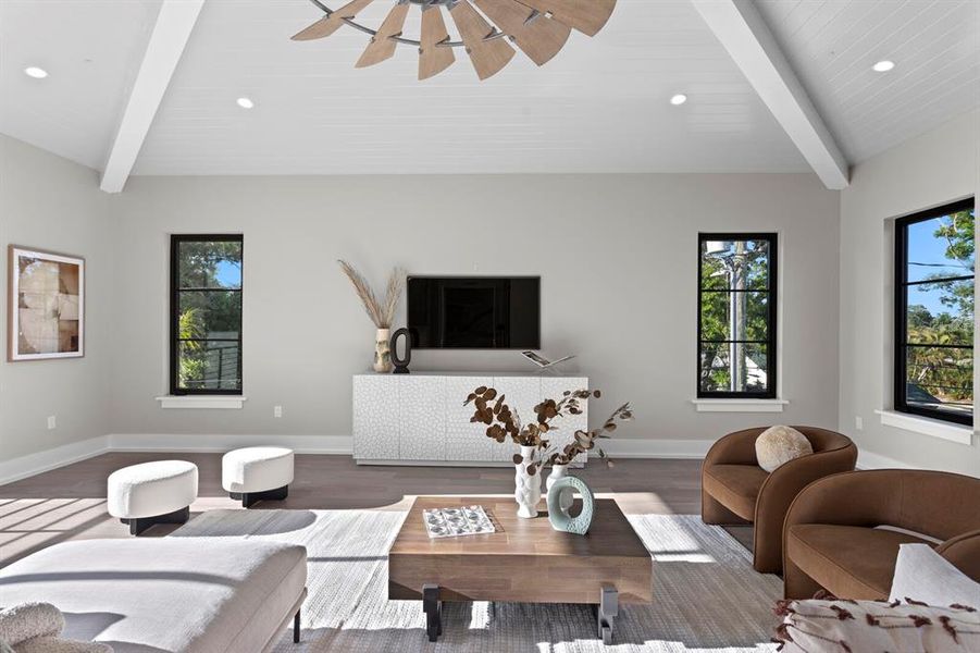 Furnished interior view inside a new home in , St. Petersburg (Image 37).