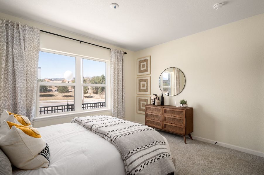 Representative furnished interior of a home built from the Oliver by Lokal Homes in The Commons at Victory Ridge, Colorado Springs (Image 9).
