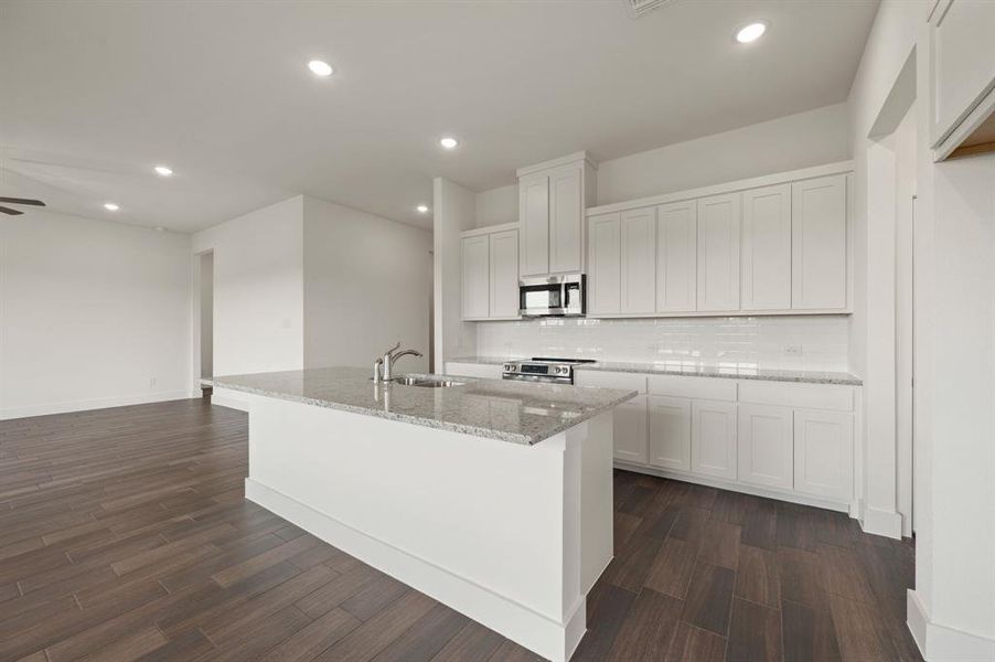 Furnished interior view inside a new home in Saddleback Estates, Boyd (Image 6).