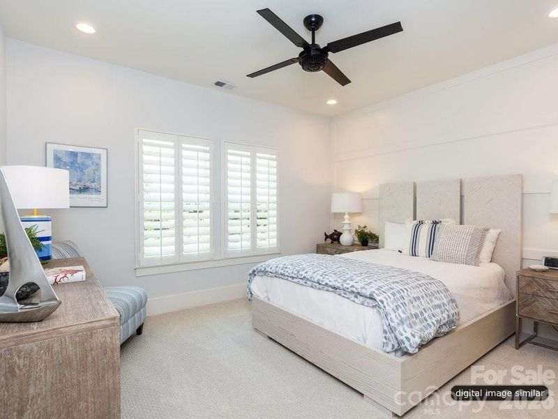 Furnished interior view inside a new home in , Davidson (Image 37).
