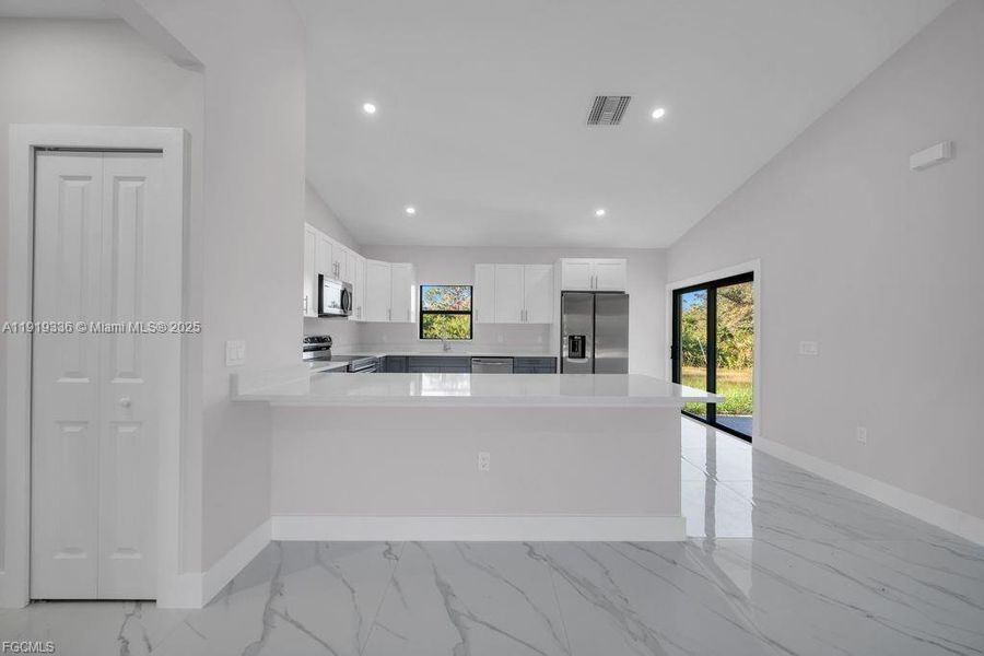 Furnished interior view inside a new home in , Lehigh Acres (Image 6). Furnished interior view inside a new home in , Lehigh Acres (Image 6).