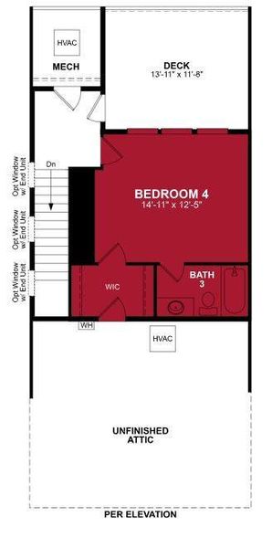 Beazer Homes Plano Gateway Watercolor Floorplan.