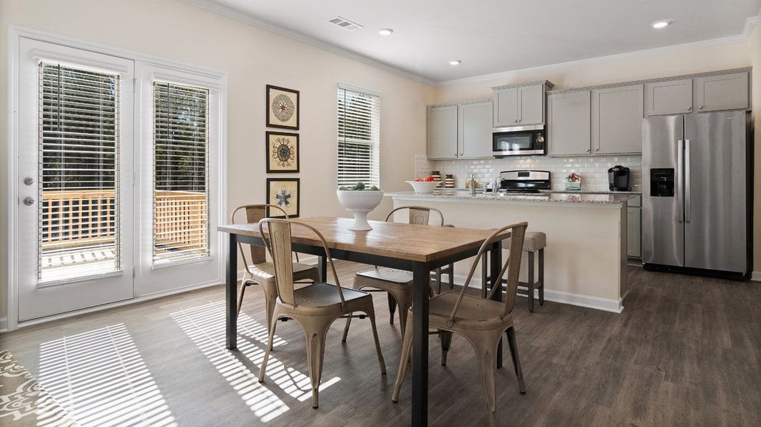Representative furnished interior of a home built from the GALEN by D.R. Horton in Hamptons at Riverwood South, Dallas (Image 13).
