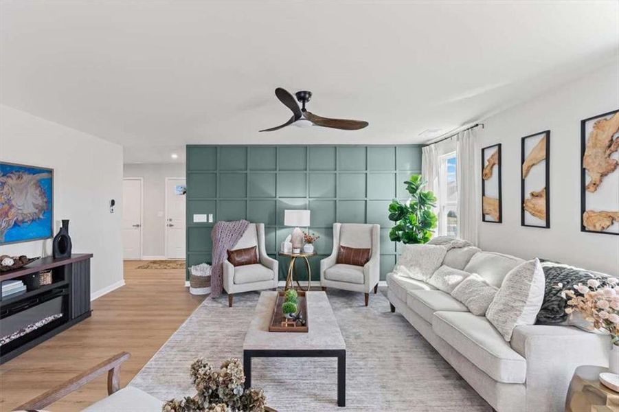 Furnished interior view inside a new home in , Rome (Image 14). Furnished interior view inside a new home in , Rome (Image 14).