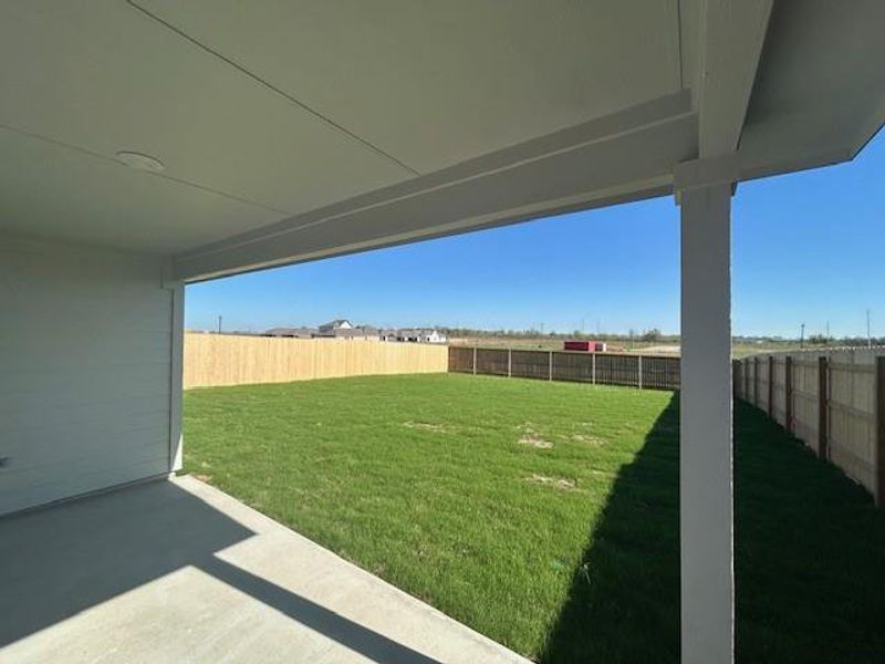 Exterior details and patio area of a home in Cornerstone, Rockdale (Image 3).