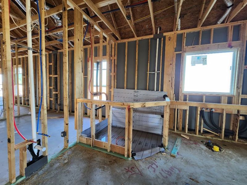 In-progress construction of a new home in Rocky Top, Krum, TX (Image 11).