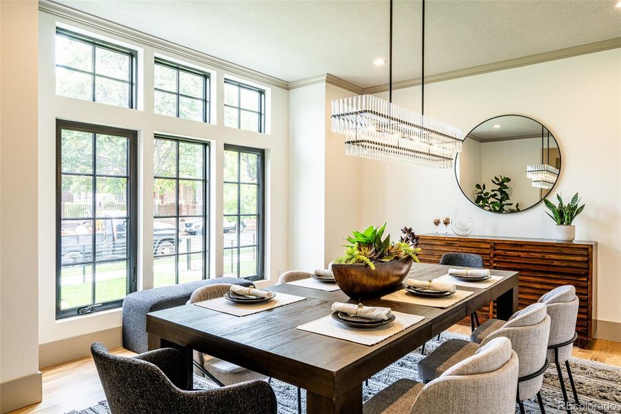 Furnished interior view inside a new home in , Denver (Image 14).